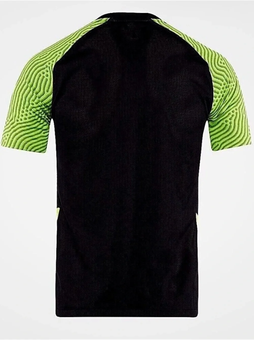 Nike Strike II Neon Green Athletic Short Sleeve Tee Women Large Soccer Practice